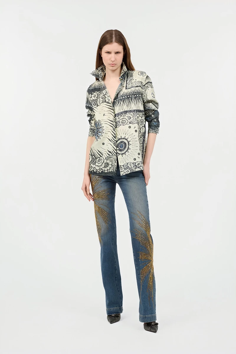 Jeans With Rhinestones