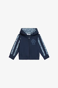 Hooded Sweatshirt With Branded Bands