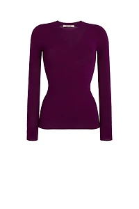 Open knit detailed jumper