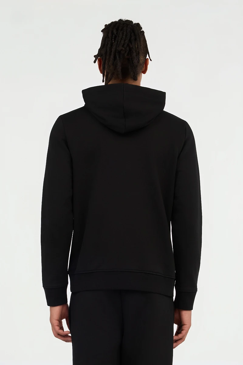 Black Monogram RC Hoodie