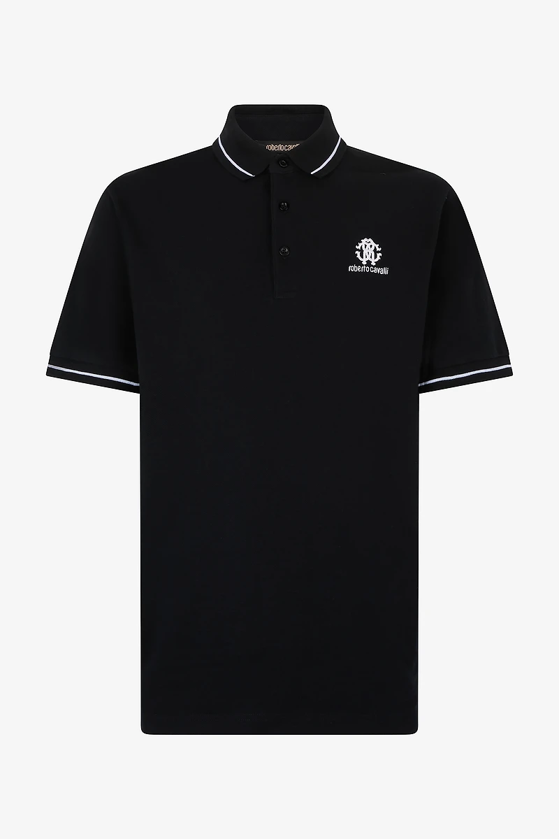 Polo With RC Monogram And Logo