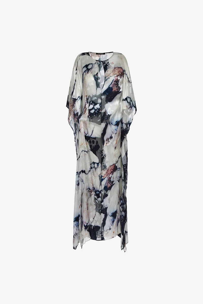 Marble Print Kaftan