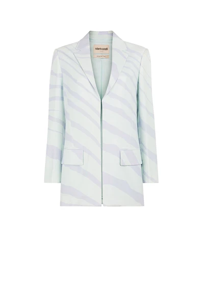 Zebra-Print Blazer