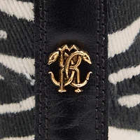 High-Top Sneakers With Zebra Print
