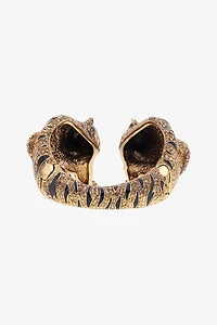 Roar Gold Tiger Head Bracelet