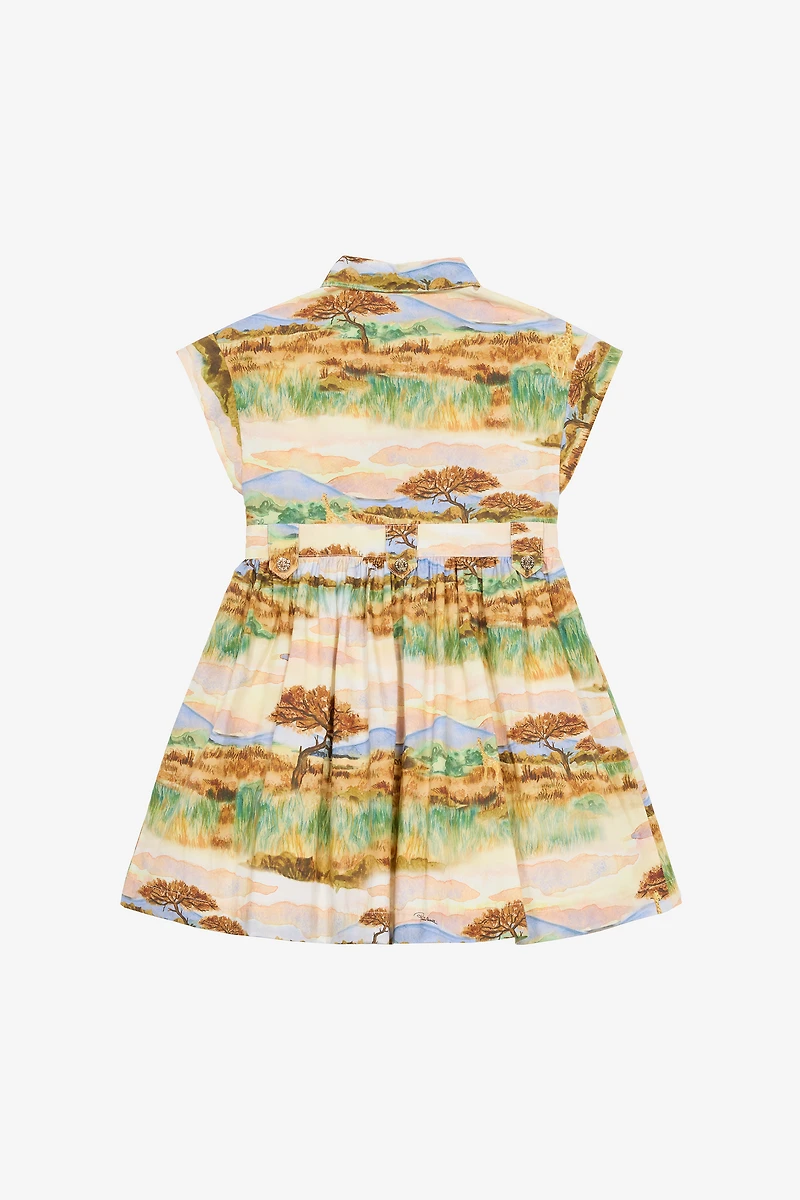 Dress With Safari Print