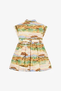 Dress With Safari Print