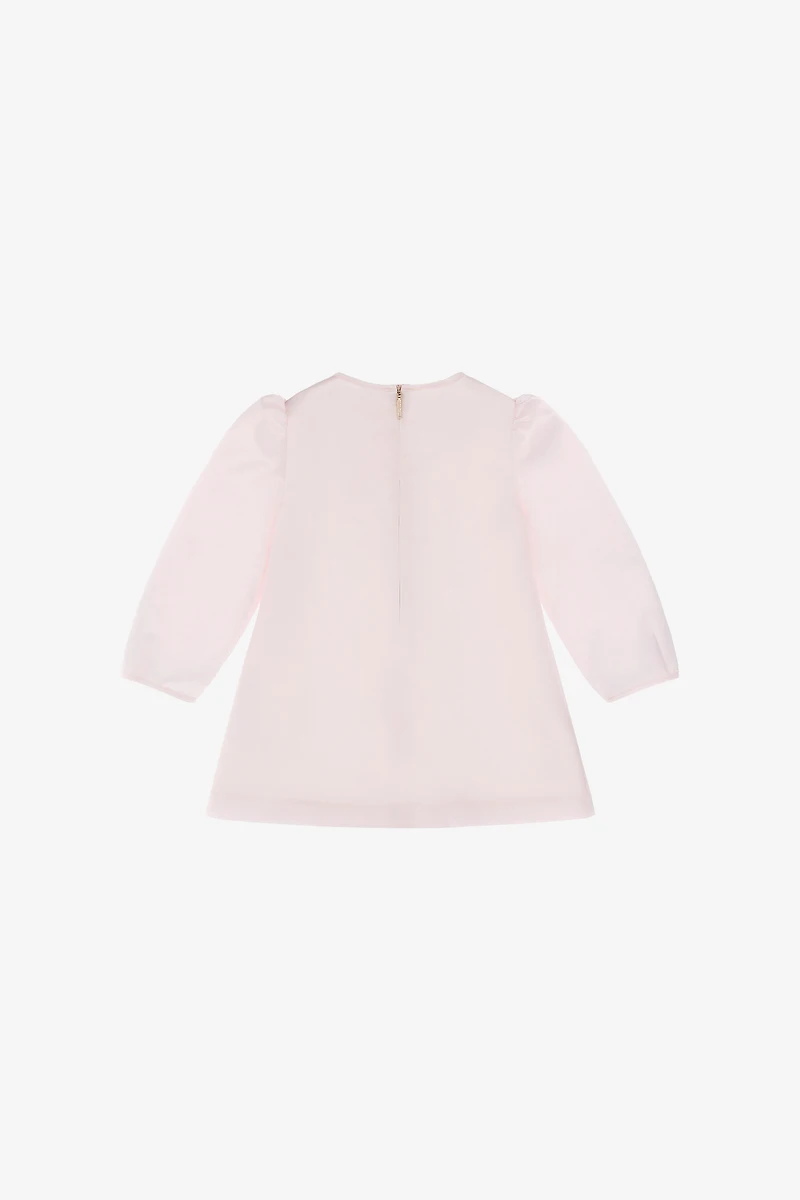 Baroque Embroidered Pink Dress