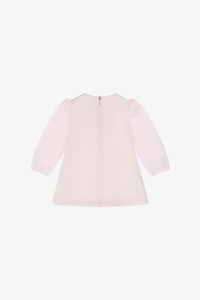 Baroque Embroidered Pink Dress