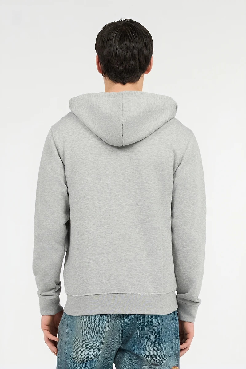Grey Hoodie with Zip