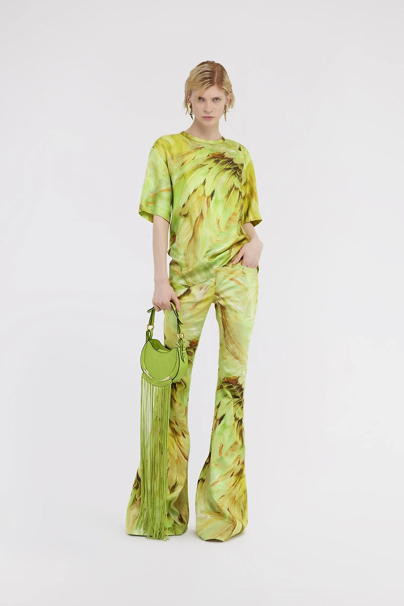 Plumage print t-shirt