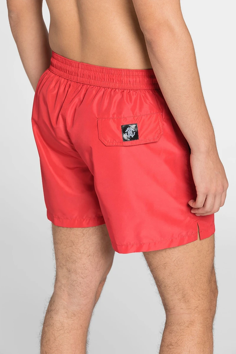 RC Monogram-Print Swim Shorts