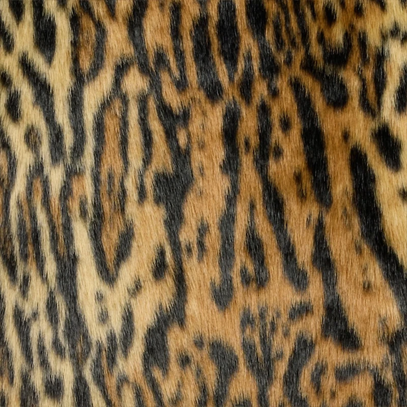 Roberto Cavalli Leopard Print Faux Fur Coat
