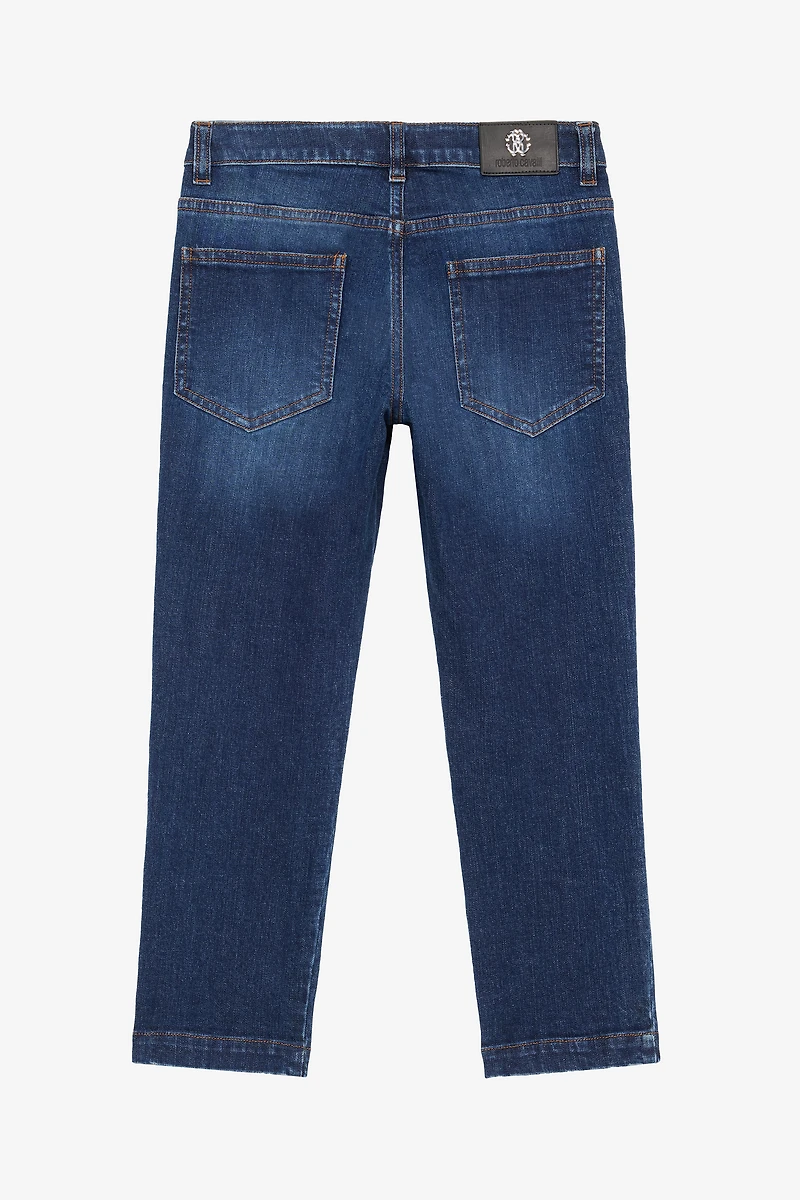 Distressed-Effect Jeans