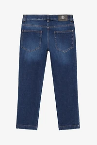 Distressed-Effect Jeans
