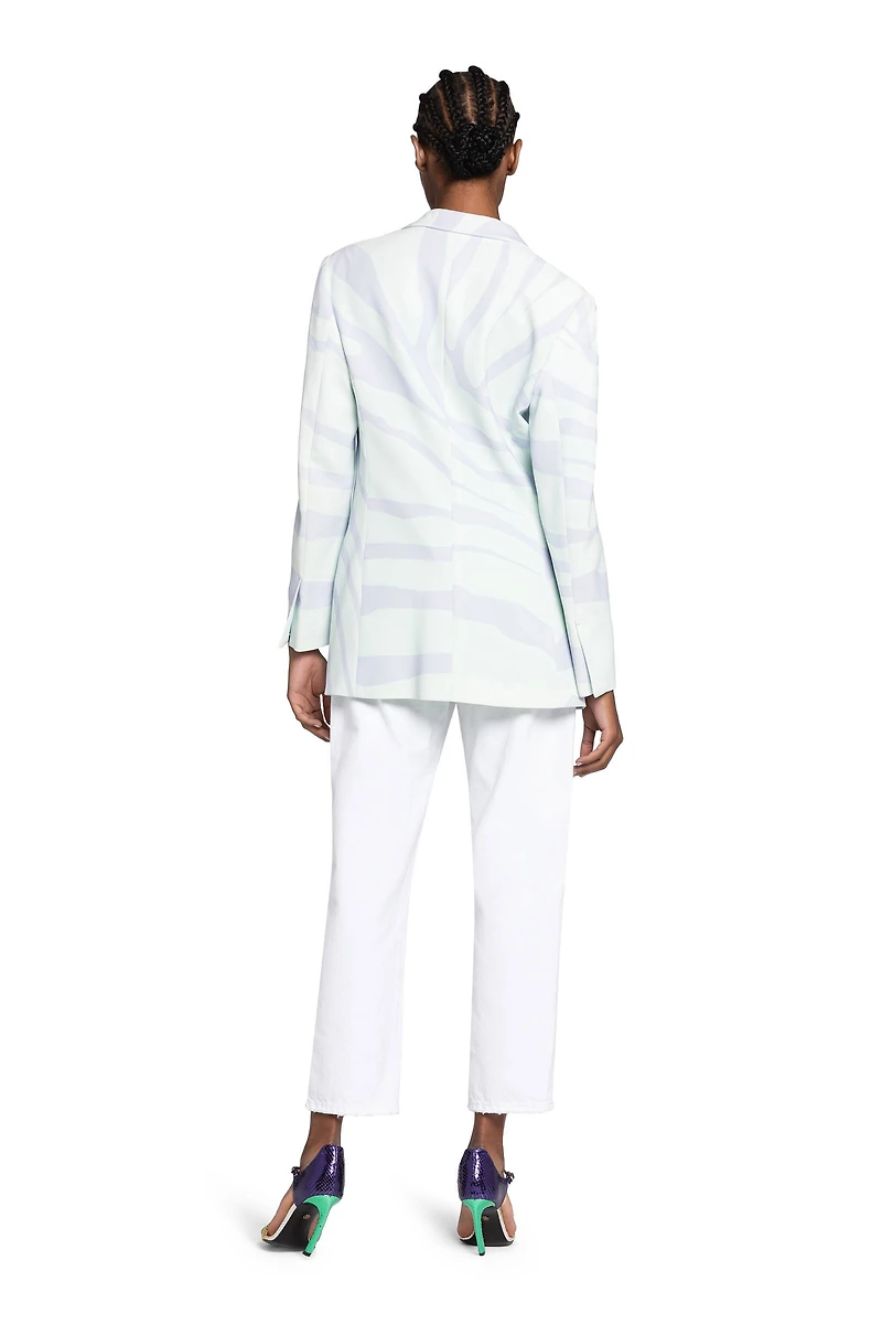 Zebra-Print Blazer