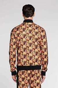 Graphic-Print Track Jacket