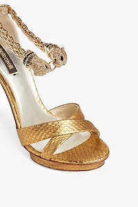 Jewel panther sandals