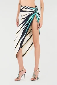 Ray Of Sea Print Sarong