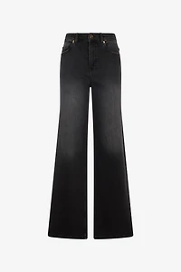 Jeans With Logo On The Back