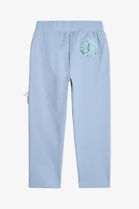 Sports Pants With Floral Lace
