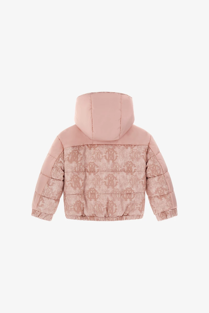 Blush Baroque Puffer Jacket