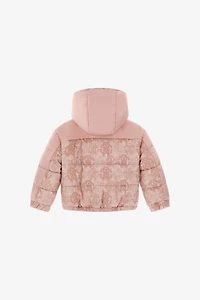 Blush Baroque Puffer Jacket