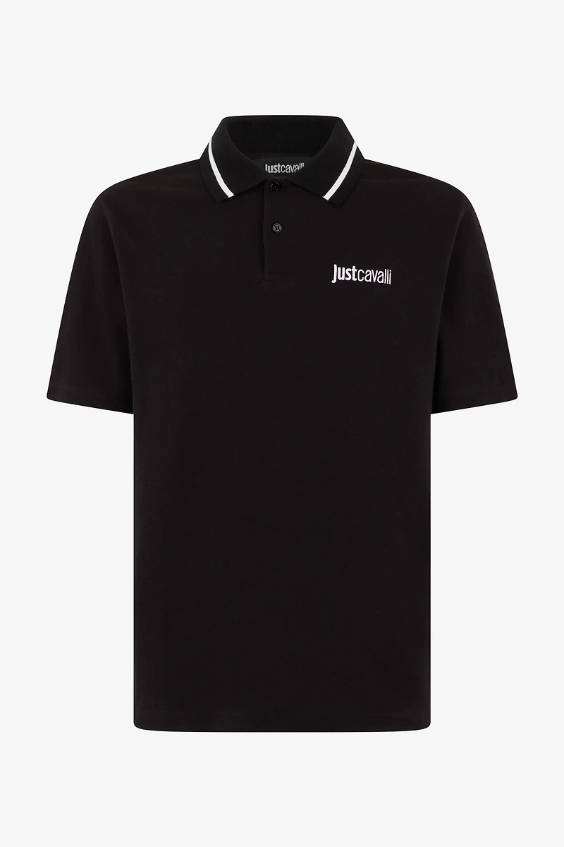 Black Polo with Logo