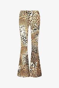 Pants With Jaguar Skin Print