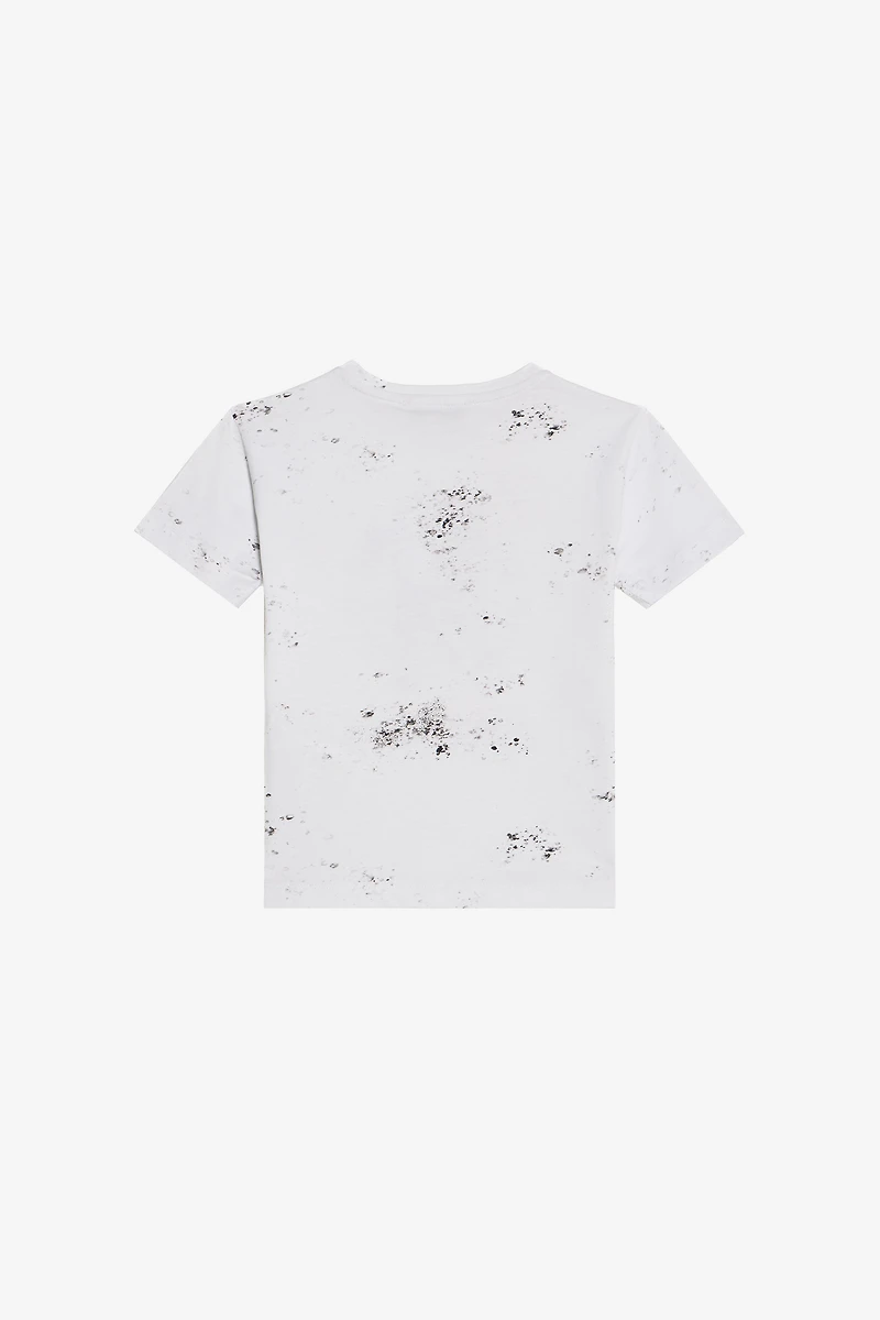 Optical White T-Shirt with Marbled RC Monogram