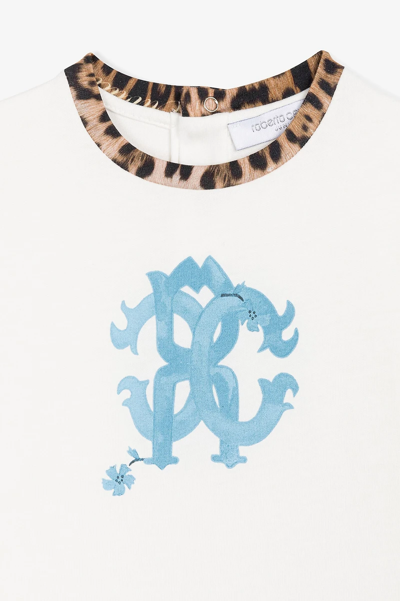 RC Monogram-Print Cotton T-Shirt