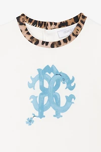 RC Monogram-Print Cotton T-Shirt