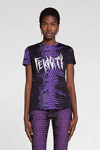 Slogan-Print Cotton T-Shirt