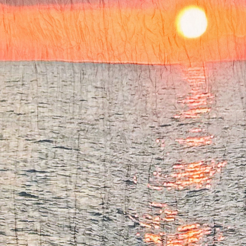 Sunrise Print Long Dress