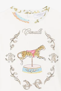 Jaguar And Filigree-Print T-Shirt