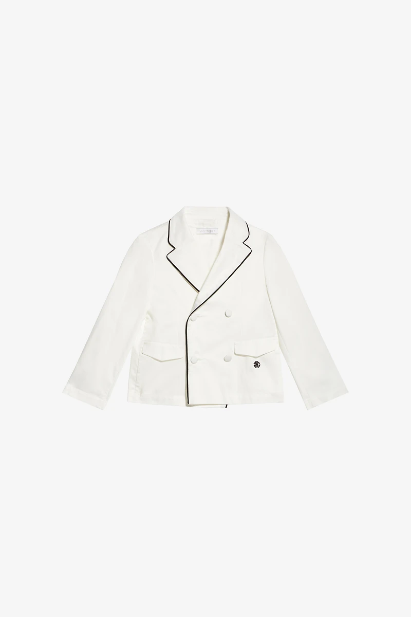 Double-Breasted Jacket With RC Monogram