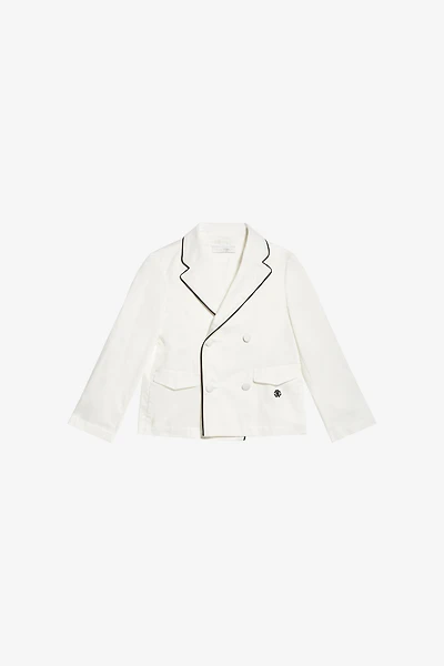Double-Breasted Jacket With RC Monogram