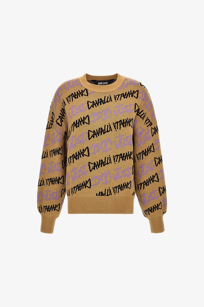 Just Cavalli Jacquard Pullover