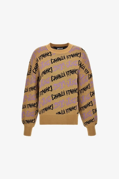 Just Cavalli Jacquard Pullover