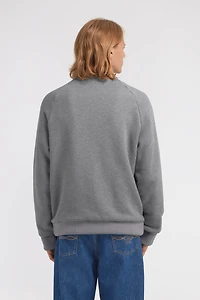 Zebra print sweatshirt with buttons