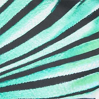 Ray Of Sea Print Cotton Midi Skirt