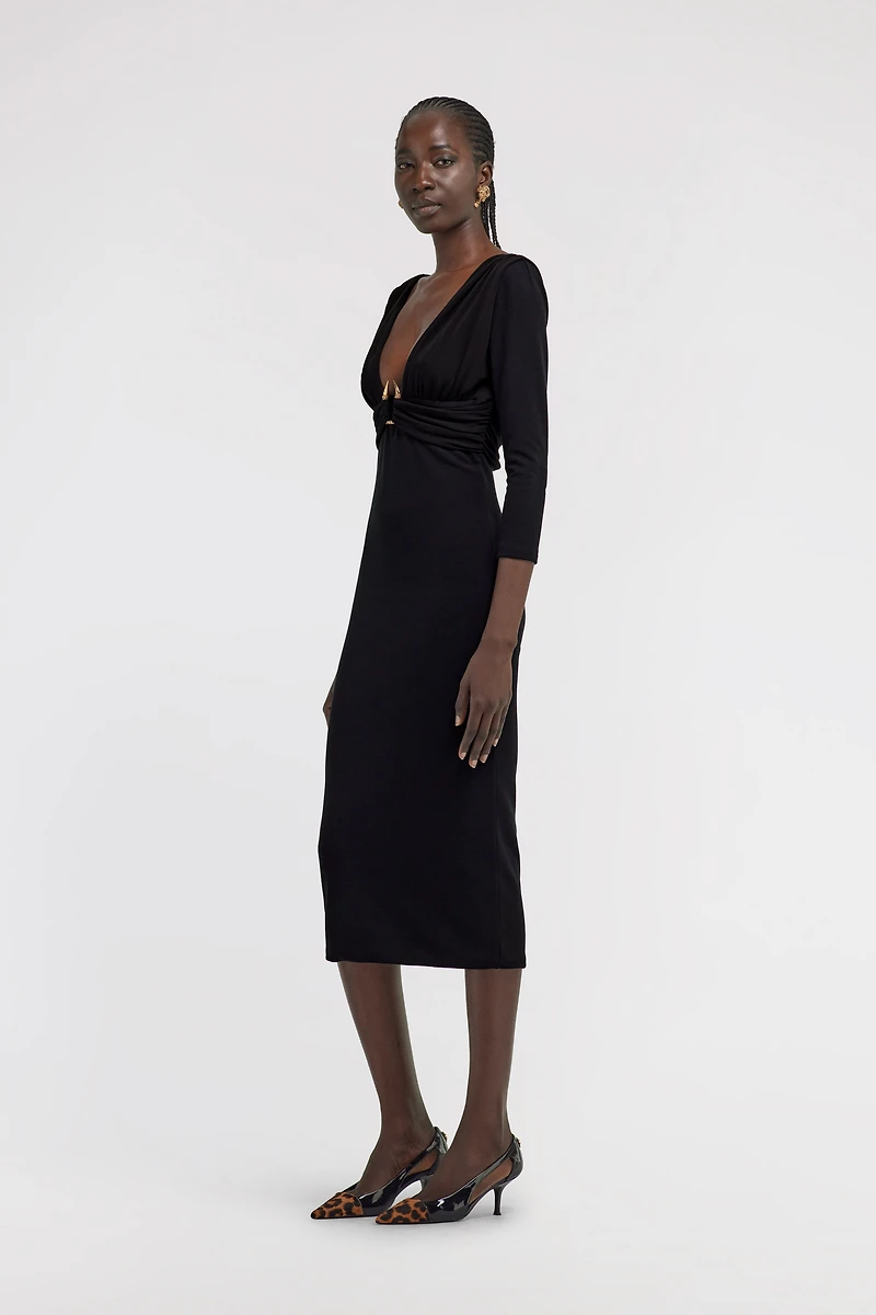 Dress with Gold Detail