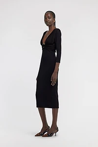 Dress with Gold Detail