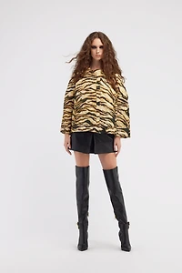 Jacket with Tiger print