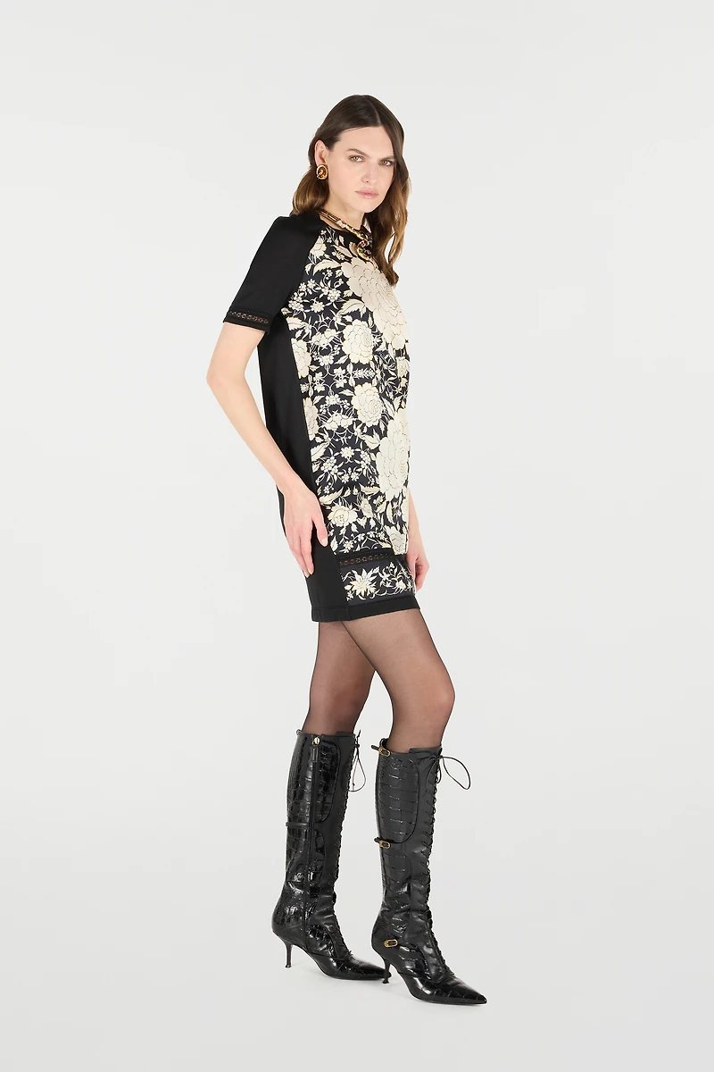 Mini Dress With Floral Print