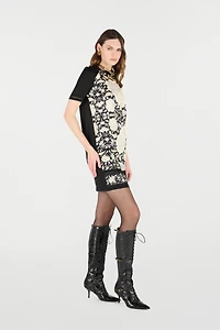 Mini Dress With Floral Print
