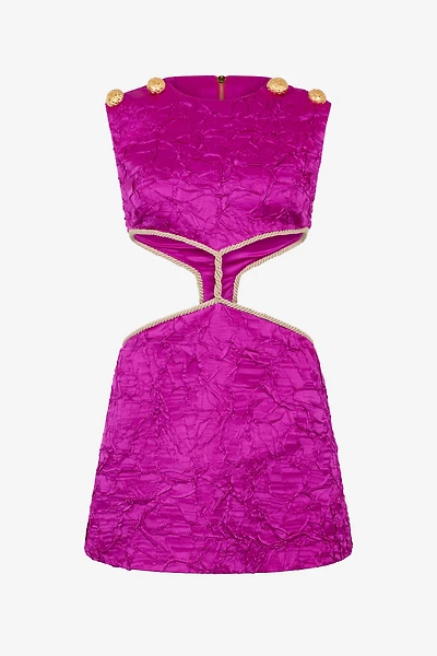 Cut-Out Detail Mini Dress