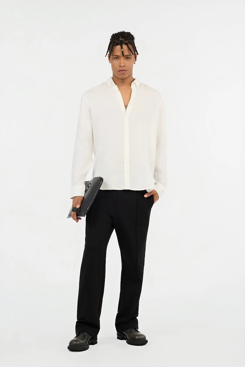 White Linen Shirt