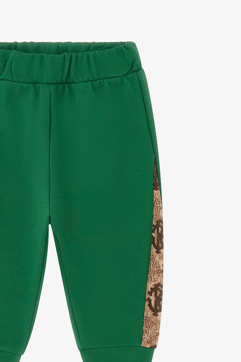 Sweatpants With Logo-Branded Inserts