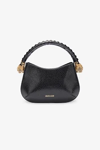 Snake-Print Hobo Roar Bag